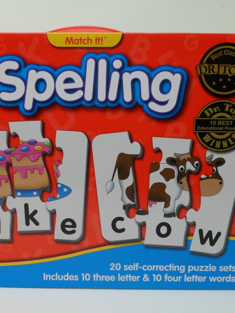 Match It! Spelling 20 Self-Correcting Puzzle Sets